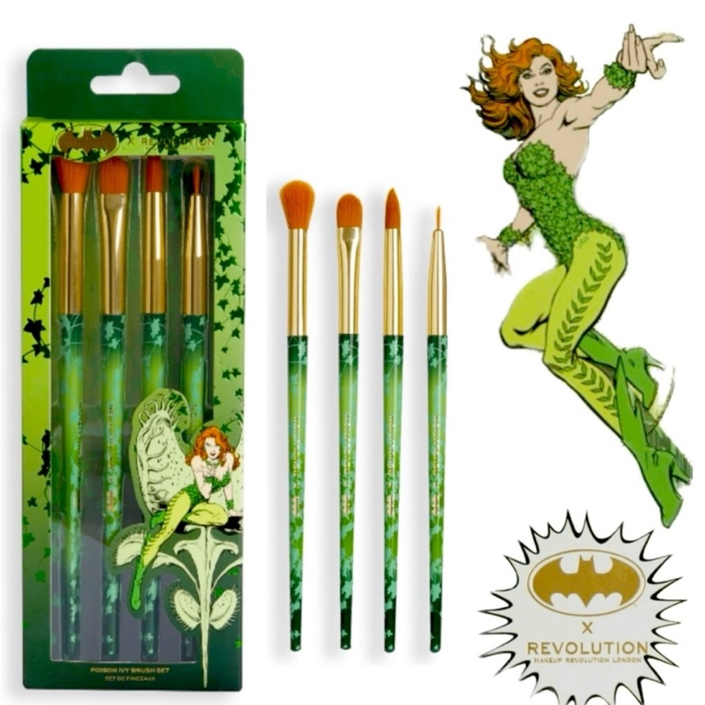 Batman Poison Ivy x Spectrum Brush Set NIB